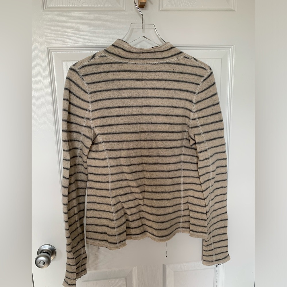 Free People Striped Cardigan - All Wool lightweight - Picture 7 of 9